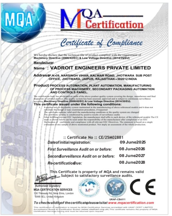 Vadroit Engineers Pvt. Ltd.